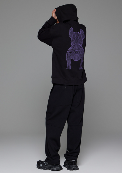 韓國 Lifework Big Radog Printed Hoodie【SC091】