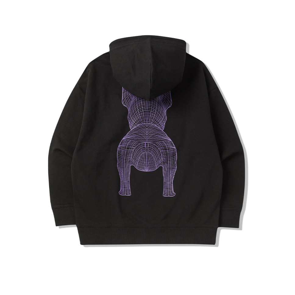 韓國 Lifework Big Radog Printed Hoodie【SC091】