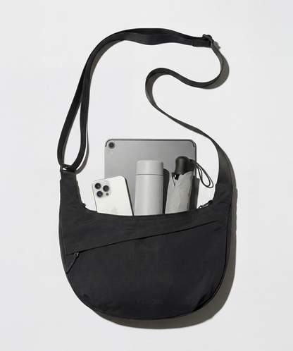 韓國 Lifework Diagonal Zipper Crossbody Bag【SC122】