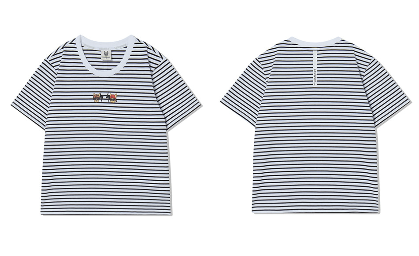 韓國 Lifework Women's Lightning Hipdog Short Sleeve T-Shirt【SC130】