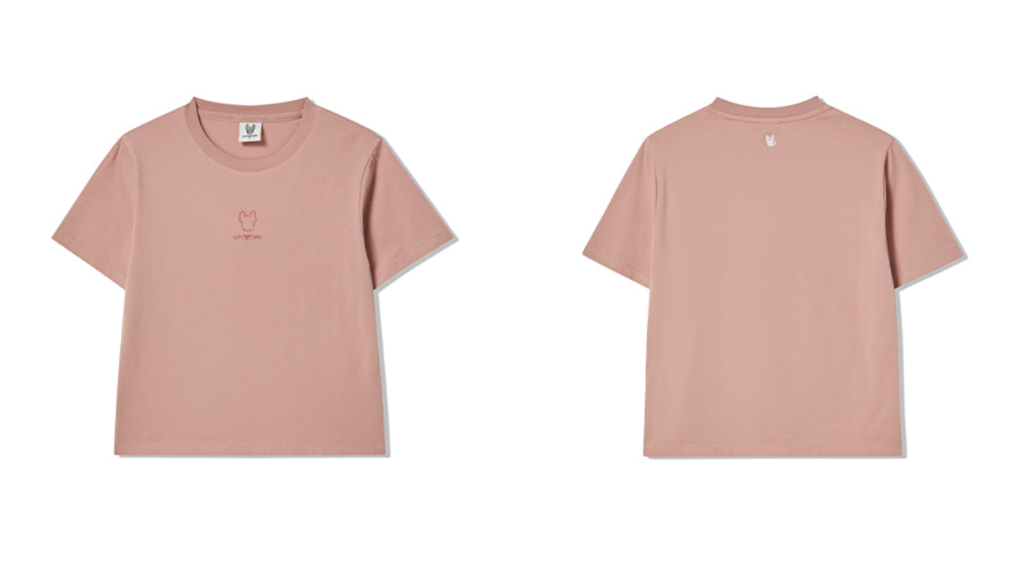 韓國 Lifework Women's High-Frequency Silhouette Short-Sleeved Short T-Shirt【SC132】