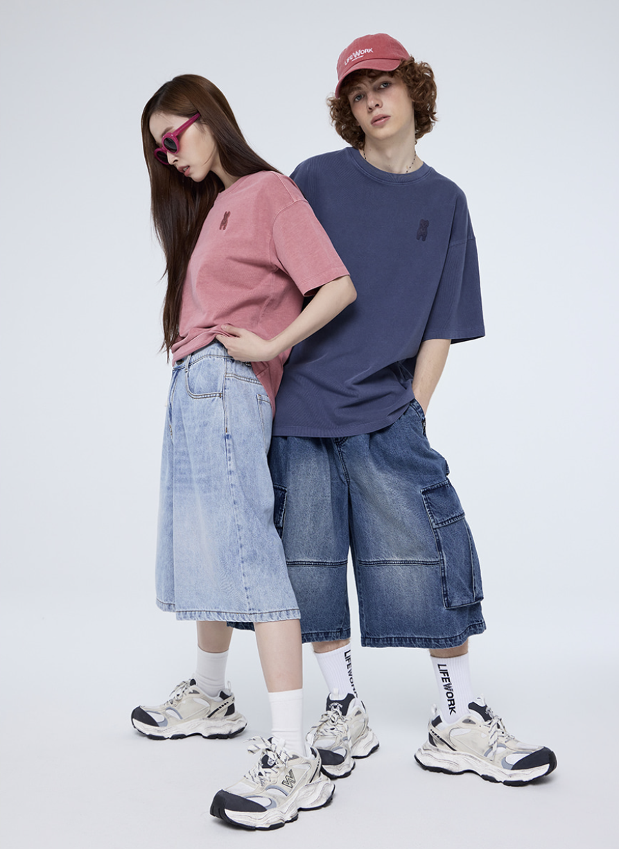 韓國 Lifework Public Washing Silicone Radok Short Sleeve T-Shirt【SC133】