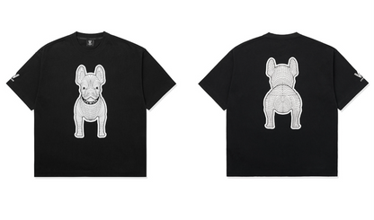 韓國 Lifework Public Silk Radok Print Short Sleeve T-Shirt【SC134】