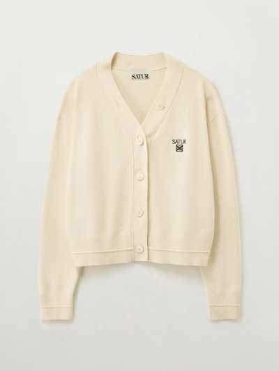 韓國 Satur Women's Essential Paro Crop Cardigan【SR249】