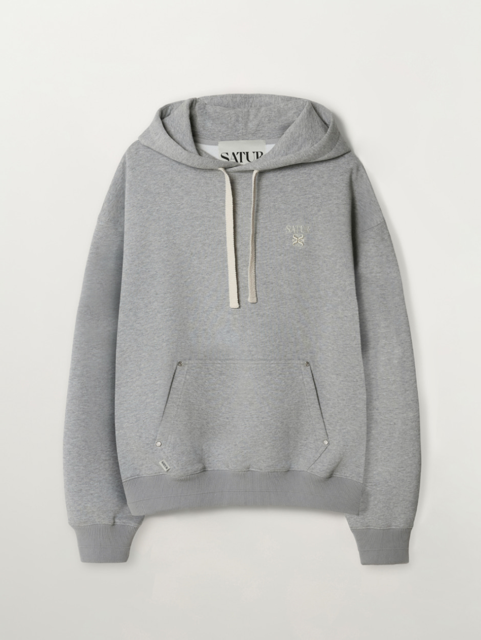 韓國 Satur Lauren Small Logo Rivet Hoodie【SR260】