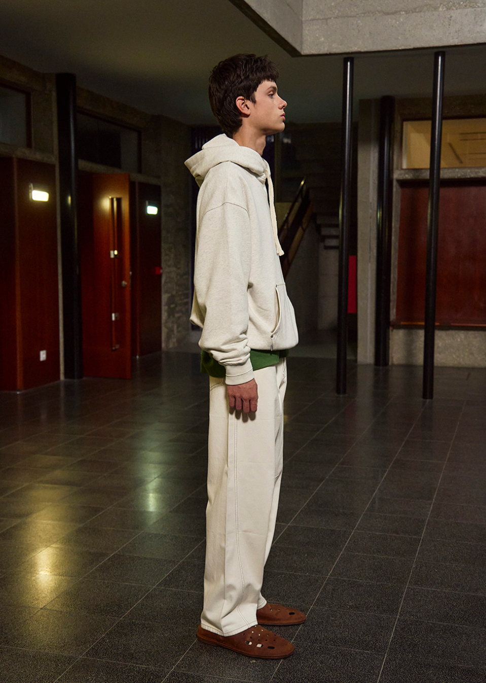 韓國 Satur Lauren Small Logo Rivet Hoodie【SR260】