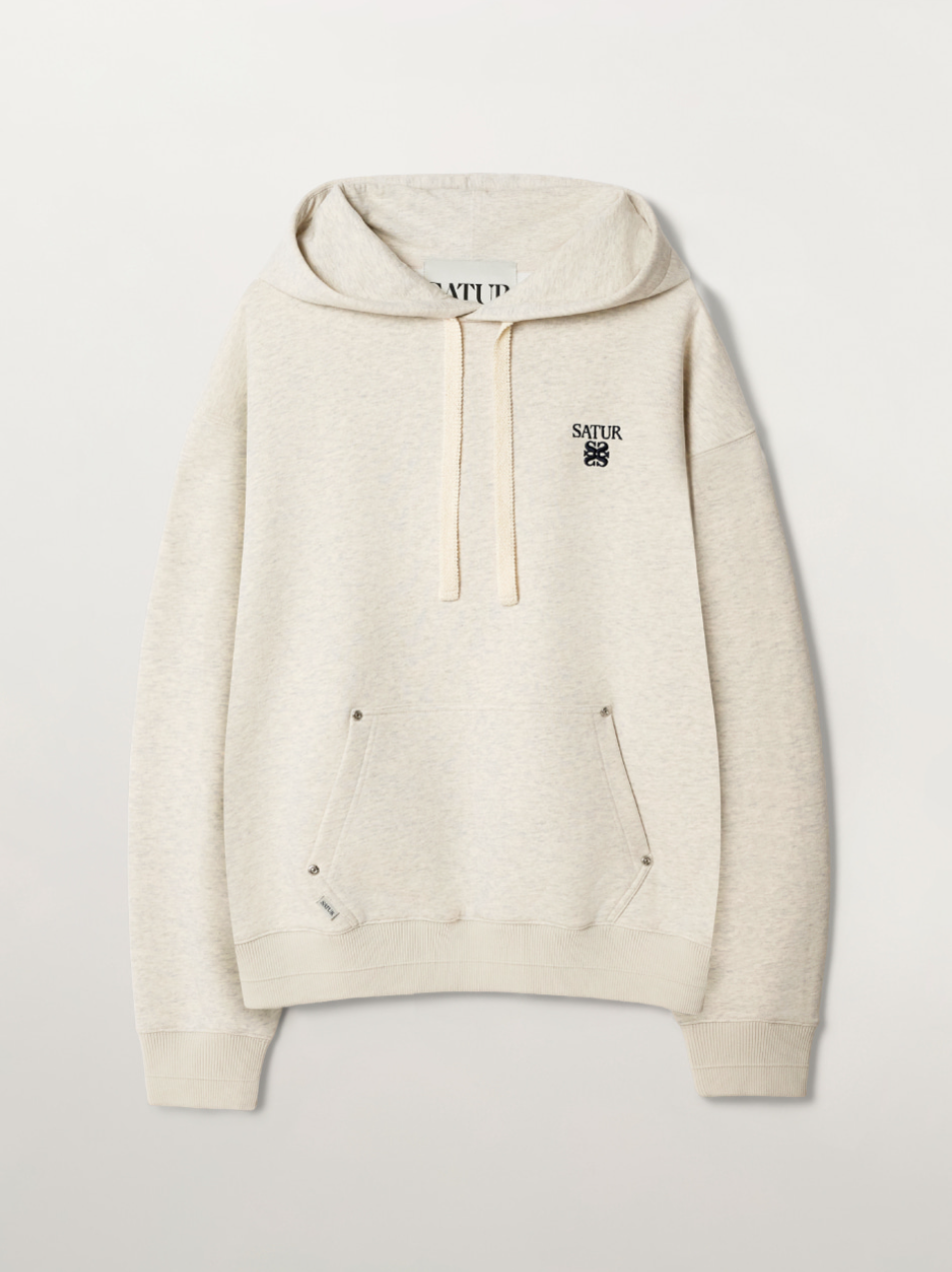 韓國 Satur Lauren Small Logo Rivet Hoodie【SR260】