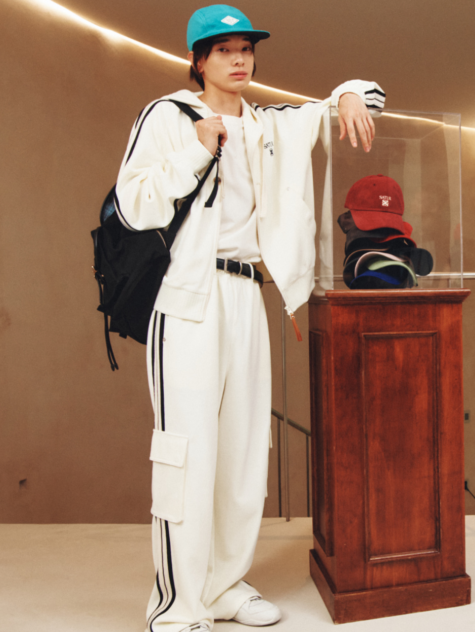 韓國 Satur Pocket Bucket Backpack【SR265】