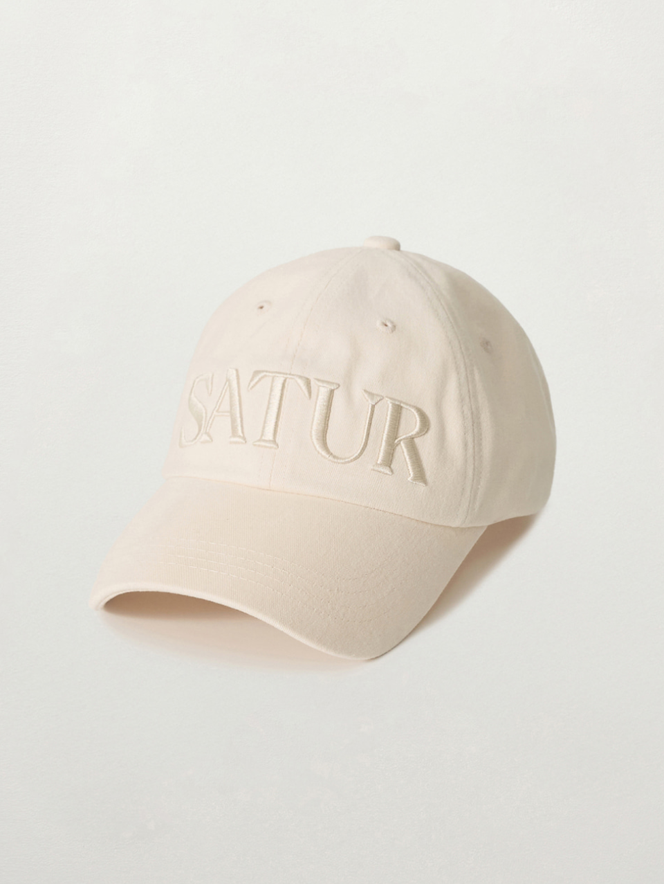 韓國 Satur Vintage Casual Volume Embroidered Ball Cap【SR267】