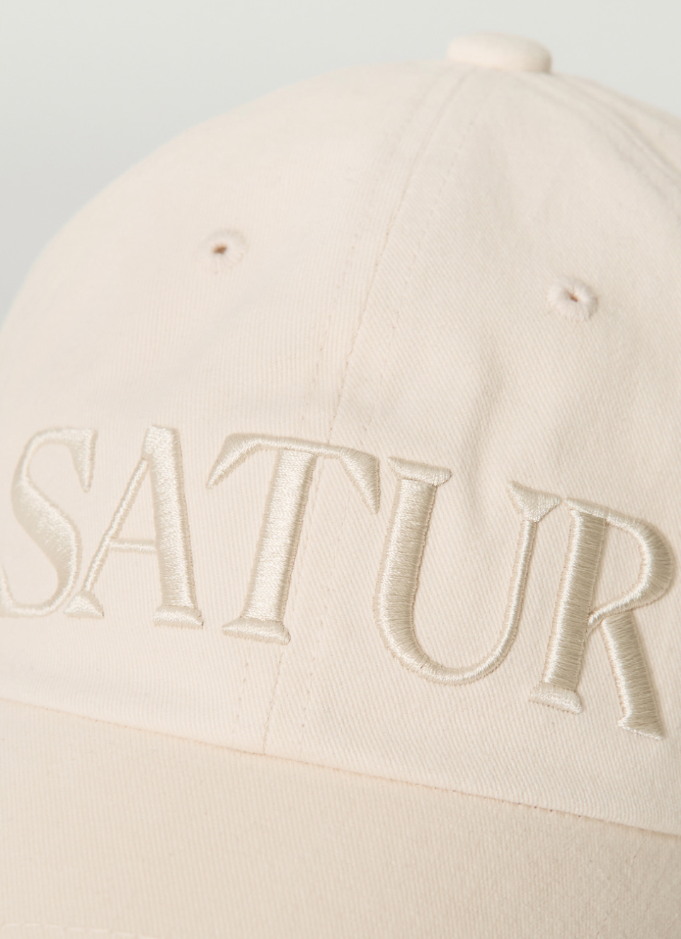 韓國 Satur Vintage Casual Volume Embroidered Ball Cap【SR267】