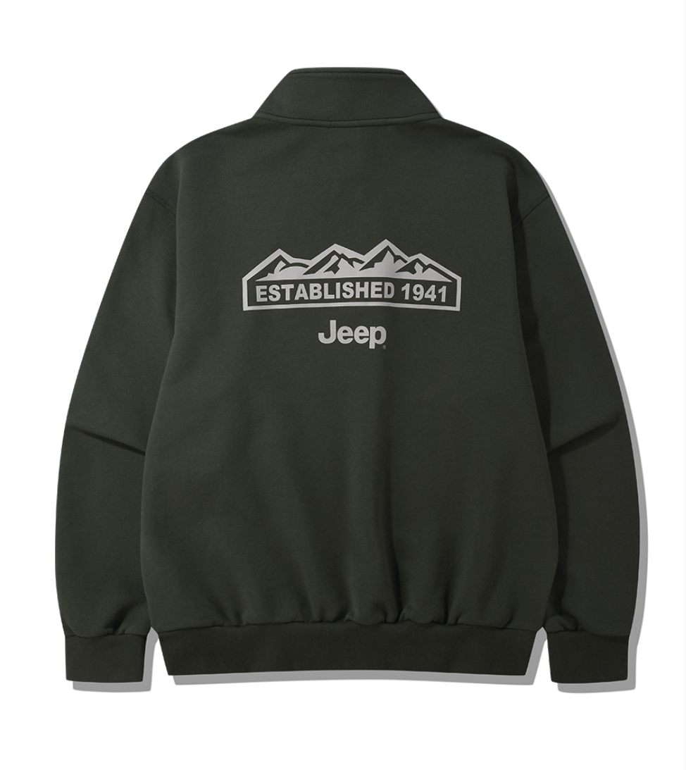 韓國 Jeep M Logo Half Zip Up【JP012】