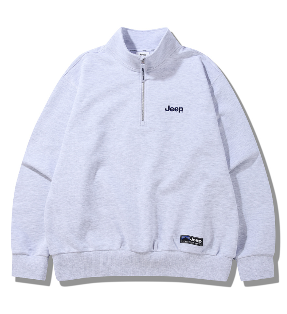 韓國 Jeep M Logo Half Zip Up【JP012】