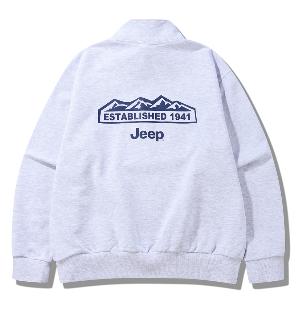 韓國 Jeep M Logo Half Zip Up【JP012】