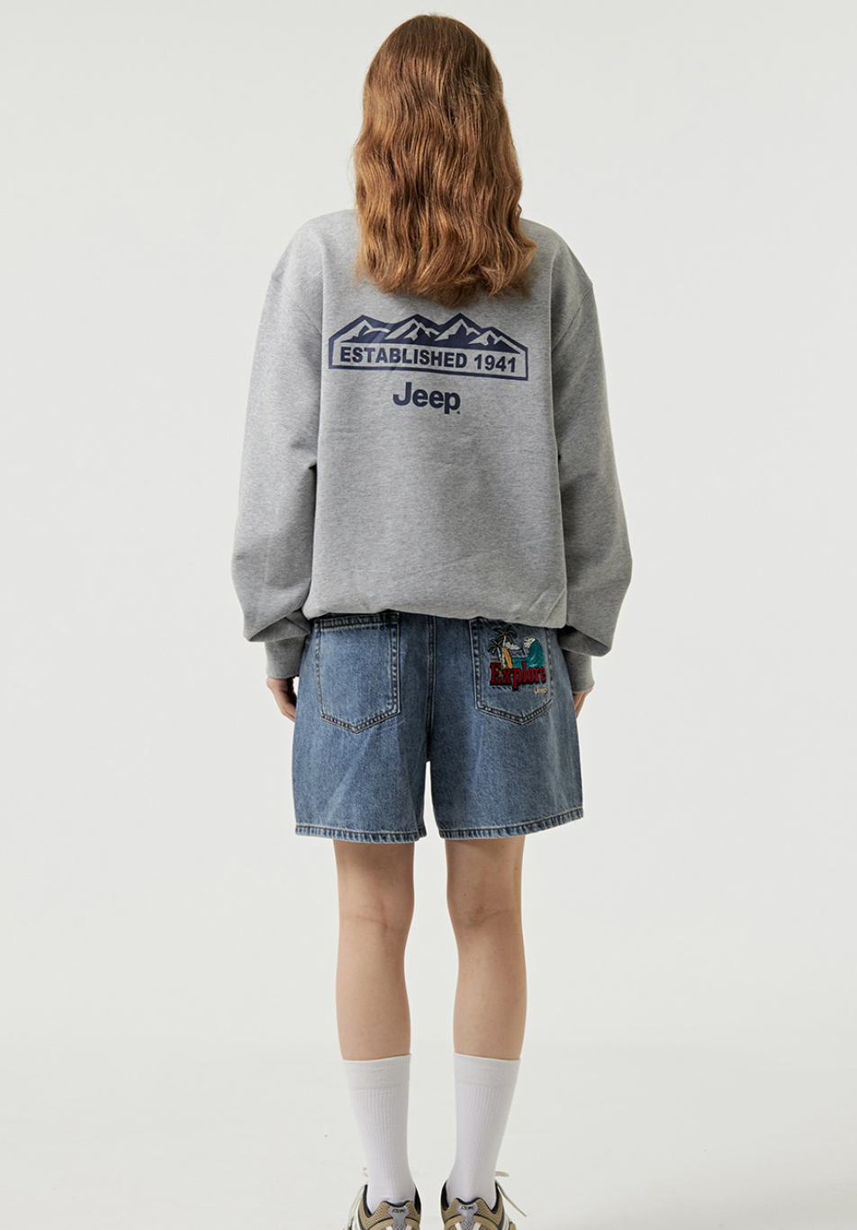 韓國 Jeep M Logo Half Zip Up【JP012】