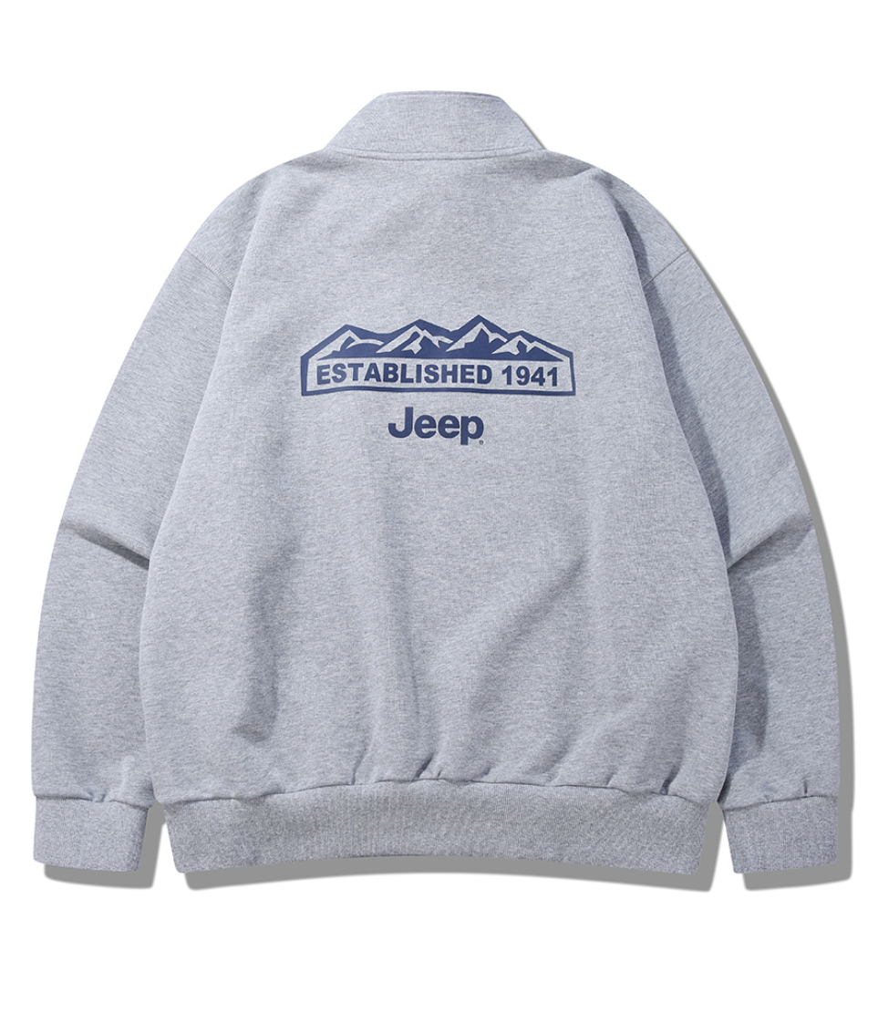 韓國 Jeep M Logo Half Zip Up【JP012】