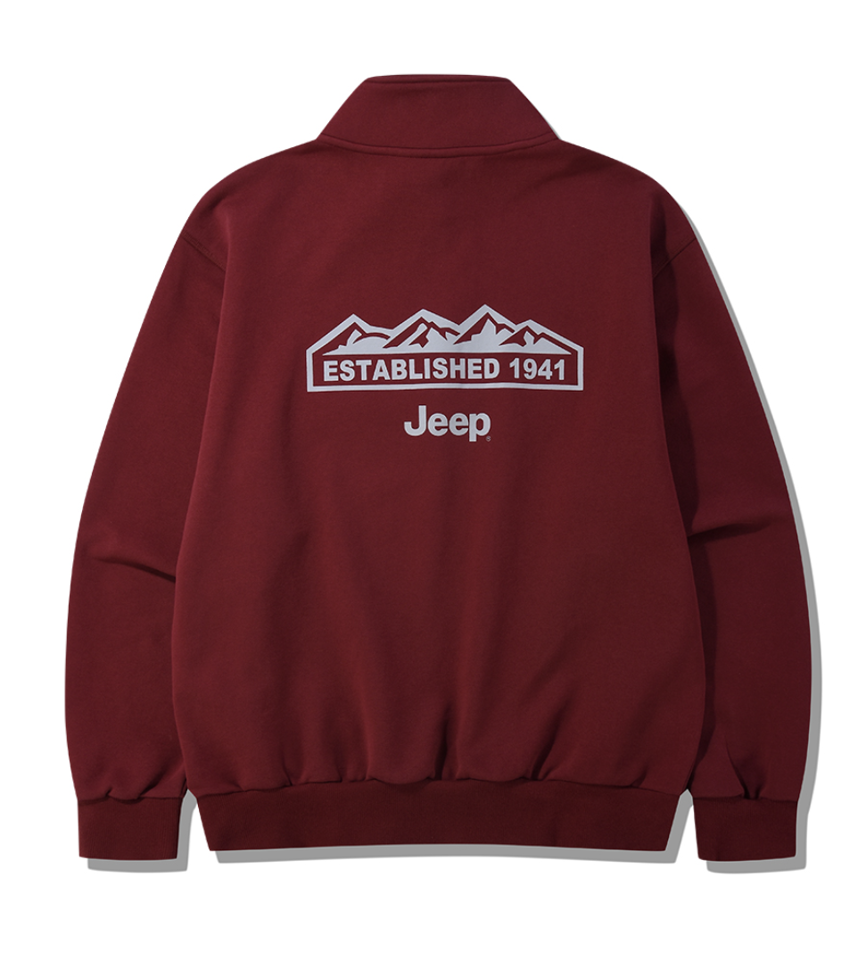 韓國 Jeep M Logo Half Zip Up【JP012】