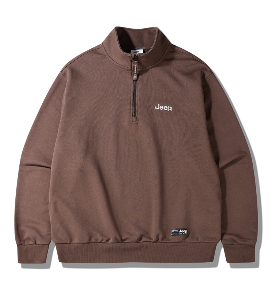 韓國 Jeep M Logo Half Zip Up【JP012】