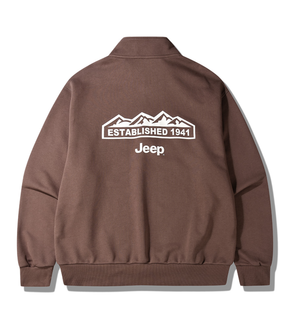 韓國 Jeep M Logo Half Zip Up【JP012】