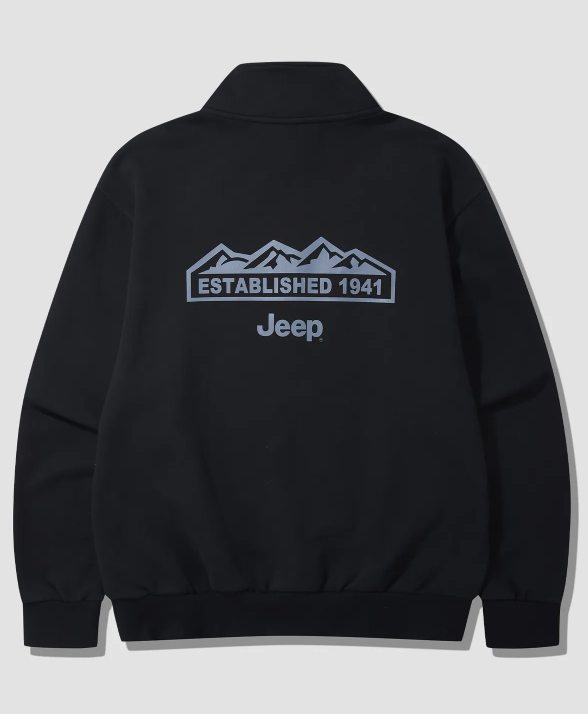 韓國 Jeep M Logo Half Zip Up【JP012】