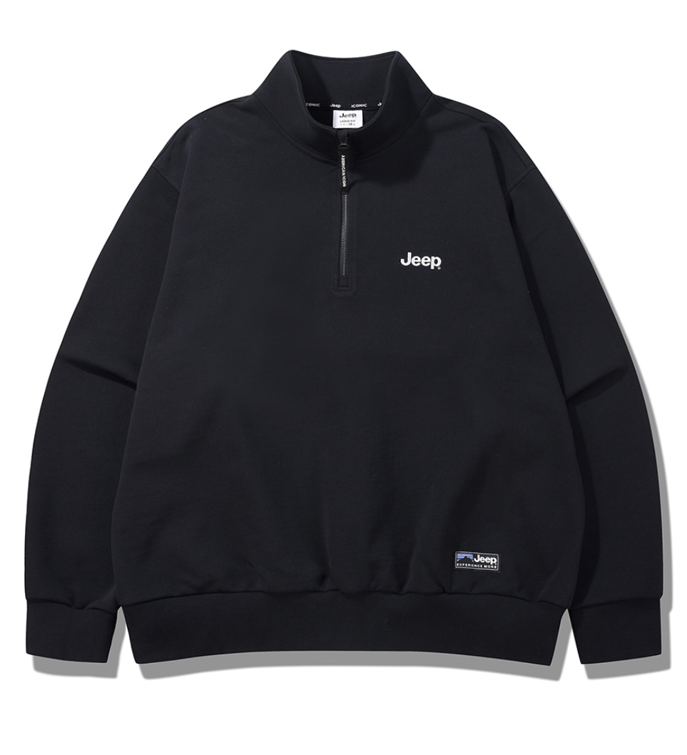 韓國 Jeep M Logo Half Zip Up【JP012】