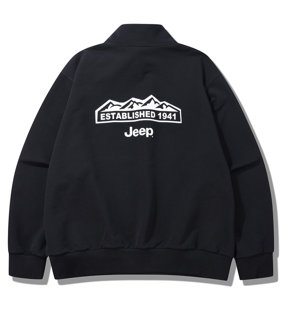 韓國 Jeep M Logo Half Zip Up【JP012】