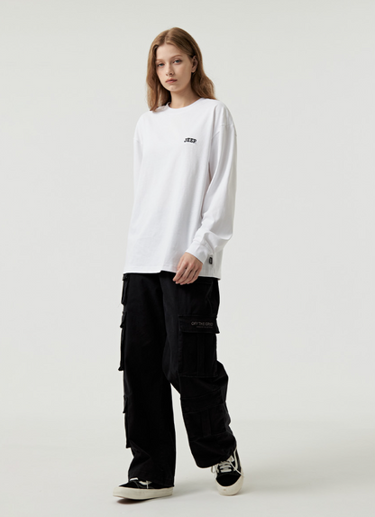 韓國 Jeep 2PACK 16-count single airgram long-sleeve T-Shirt【JP021】