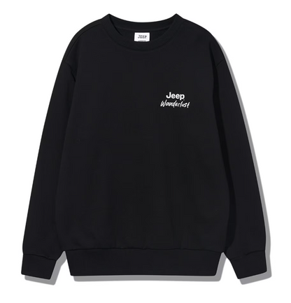 韓國 Jeep Loose Fit Wanderlust Sweatshirt【JP024】
