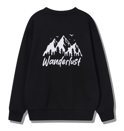 韓國 Jeep Loose Fit Wanderlust Sweatshirt【JP024】