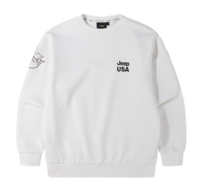 韓國 Jeep Loose Fit USA Sweatshirt【JP028】