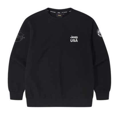 韓國 Jeep Loose Fit USA Sweatshirt【JP028】