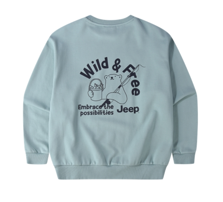 韓國 Jeep Wild Free Loose Sweatshirt【JP029】