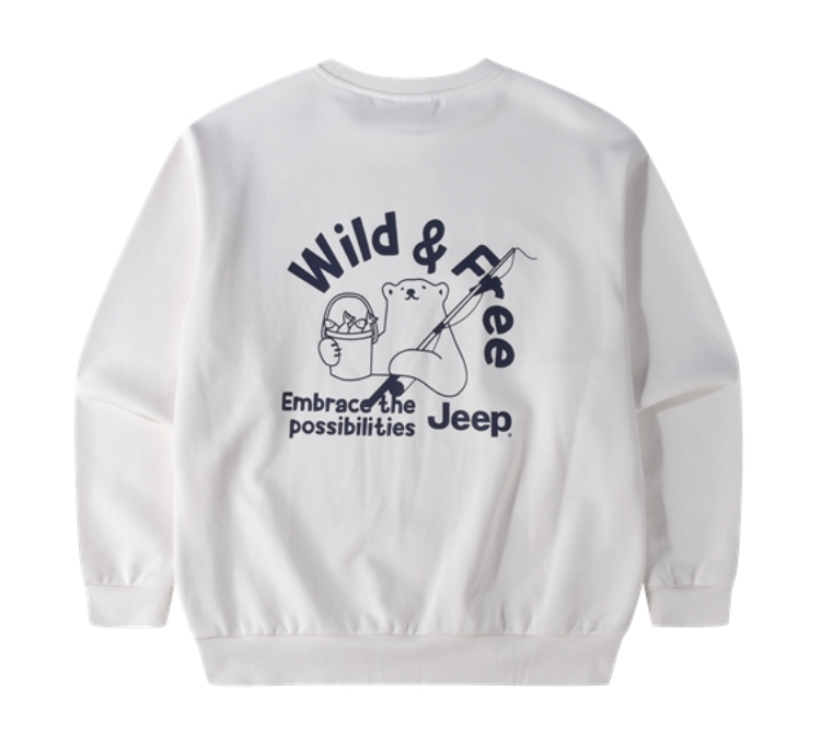 韓國 Jeep Wild Free Loose Sweatshirt【JP029】
