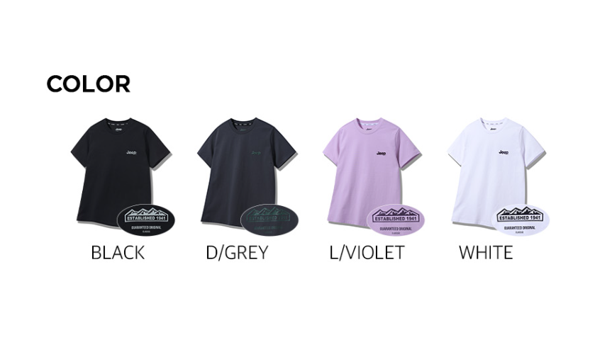 韓國 Jeep Women Logo Graphic Short Sleeve Tee【JP046】