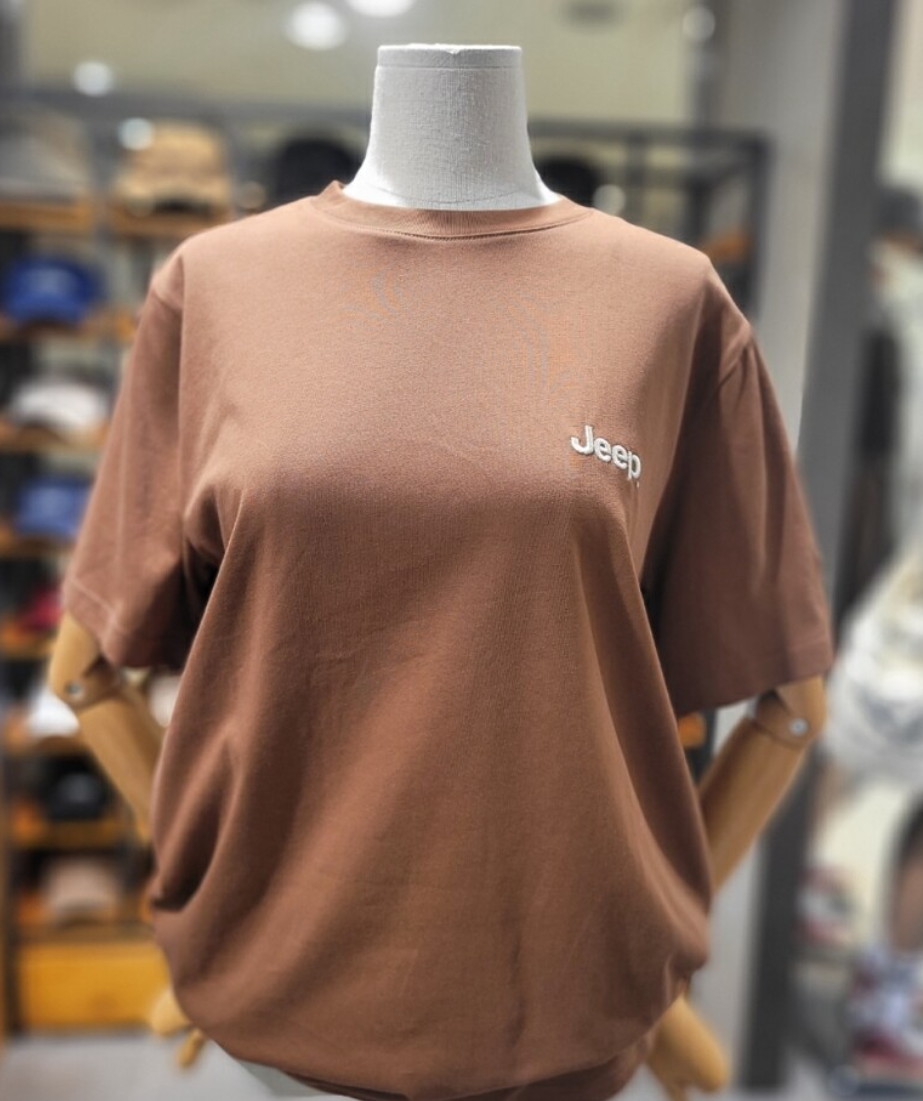 韓國 Jeep Bear Jeep Loose Fit Short Sleeve T-Shirt【JP035】