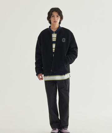 韓國 Covernat Collarless Sherpa Jacket【CO100】