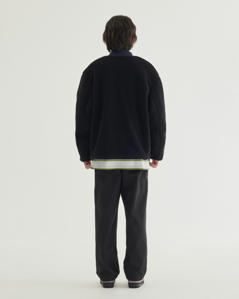 韓國 Covernat Collarless Sherpa Jacket【CO100】