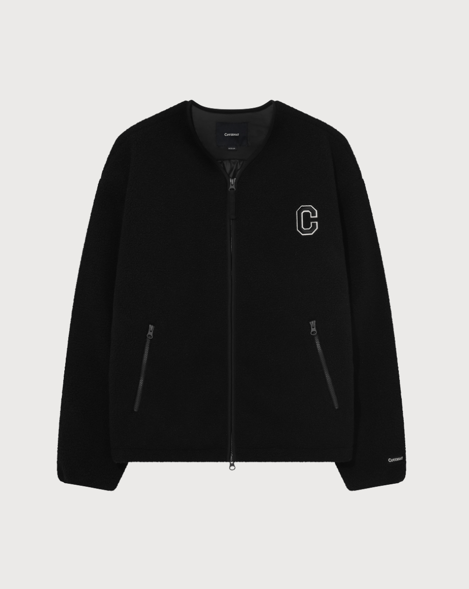 韓國 Covernat Collarless Sherpa Jacket【CO100】
