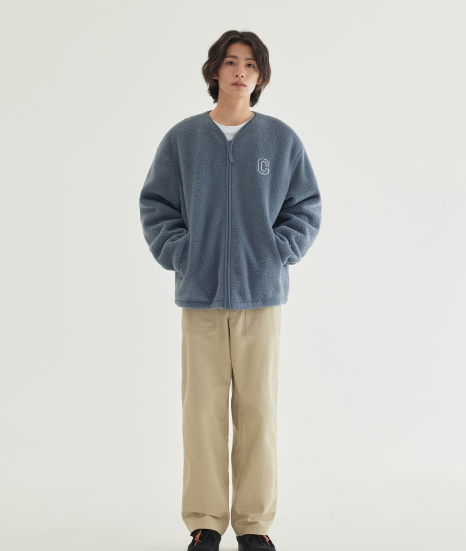 韓國 Covernat Collarless Sherpa Jacket【CO100】