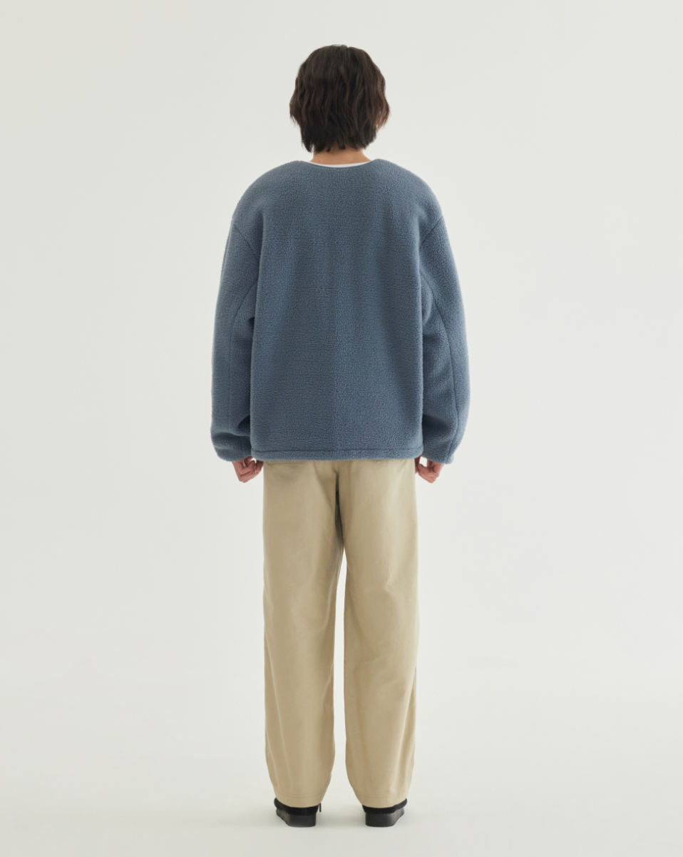 韓國 Covernat Collarless Sherpa Jacket【CO100】