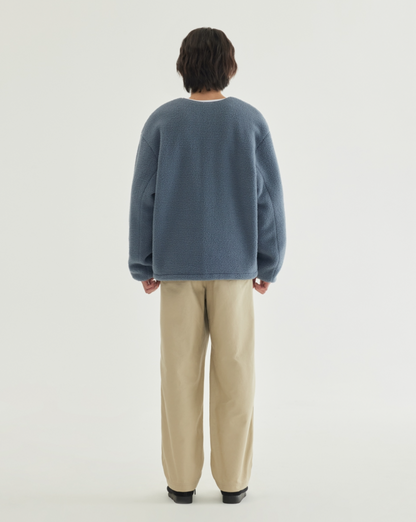 韓國 Covernat Collarless Sherpa Jacket【CO100】