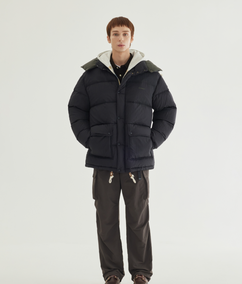 韓國 Covernat Detachable Hood Mid-Down Jacket (鴨絨)【CO105】