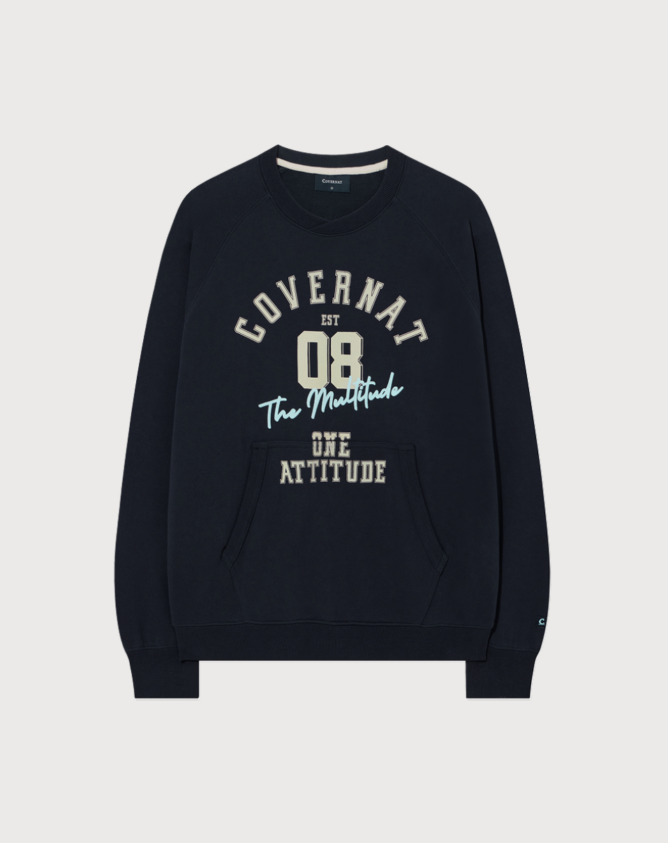 韓國 Covernat Slogan Graphic Sweatshirt【CO112】