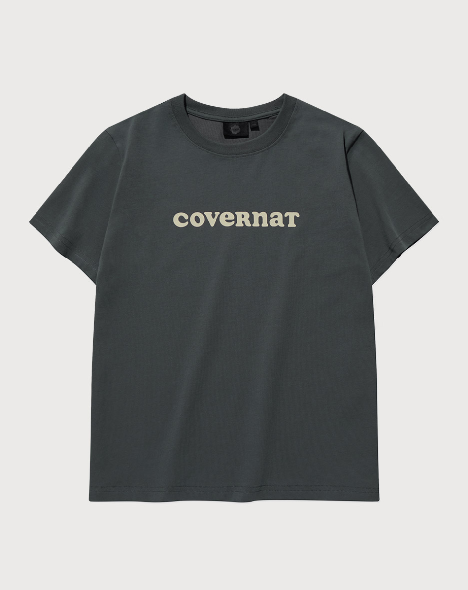 韓國 Covernat Women's Cool Cotton Cooper Logo T-Shirt【CO119】