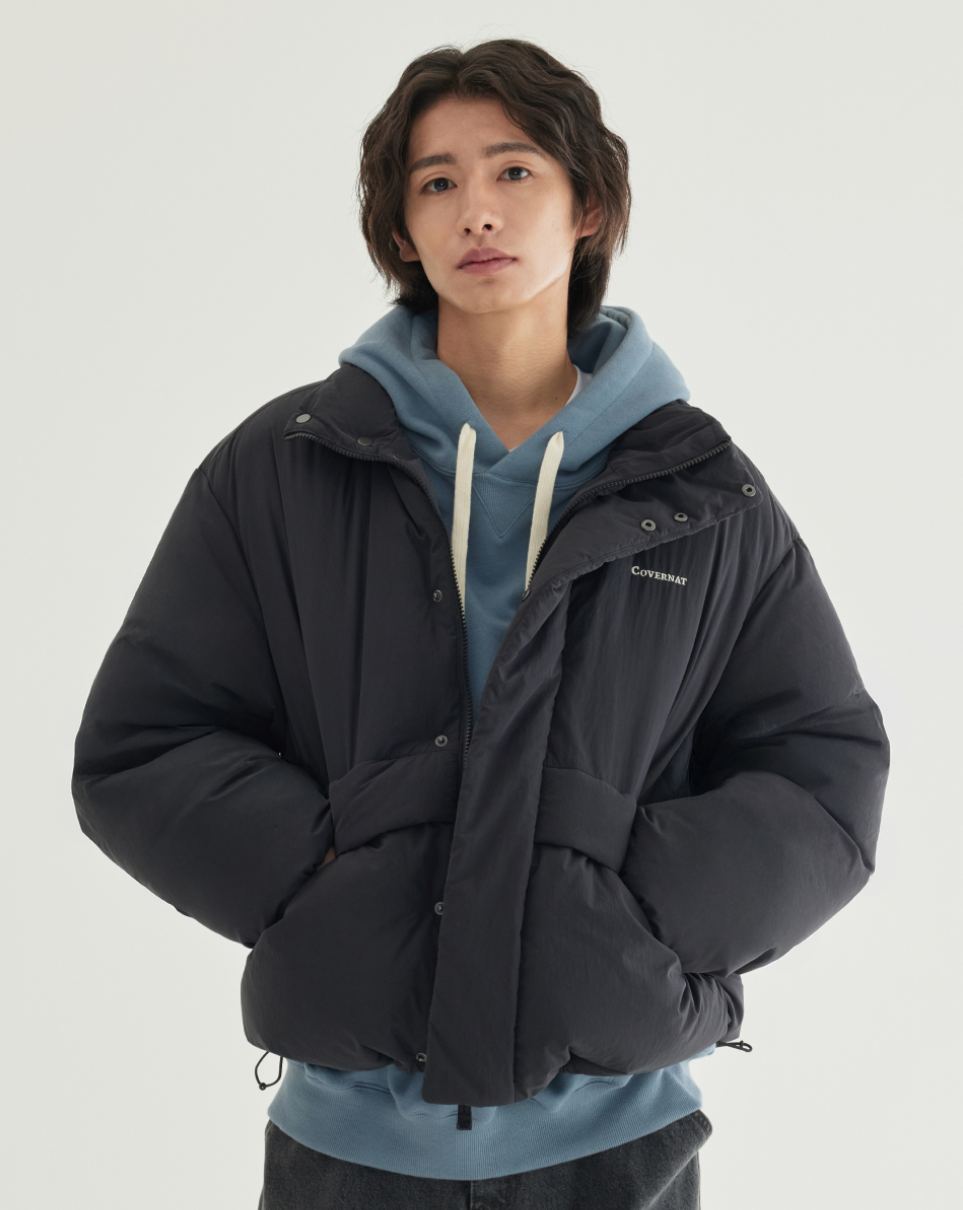 韓國 Covernat Non-Quilted Short Puffer (鴨絨)【CO120】