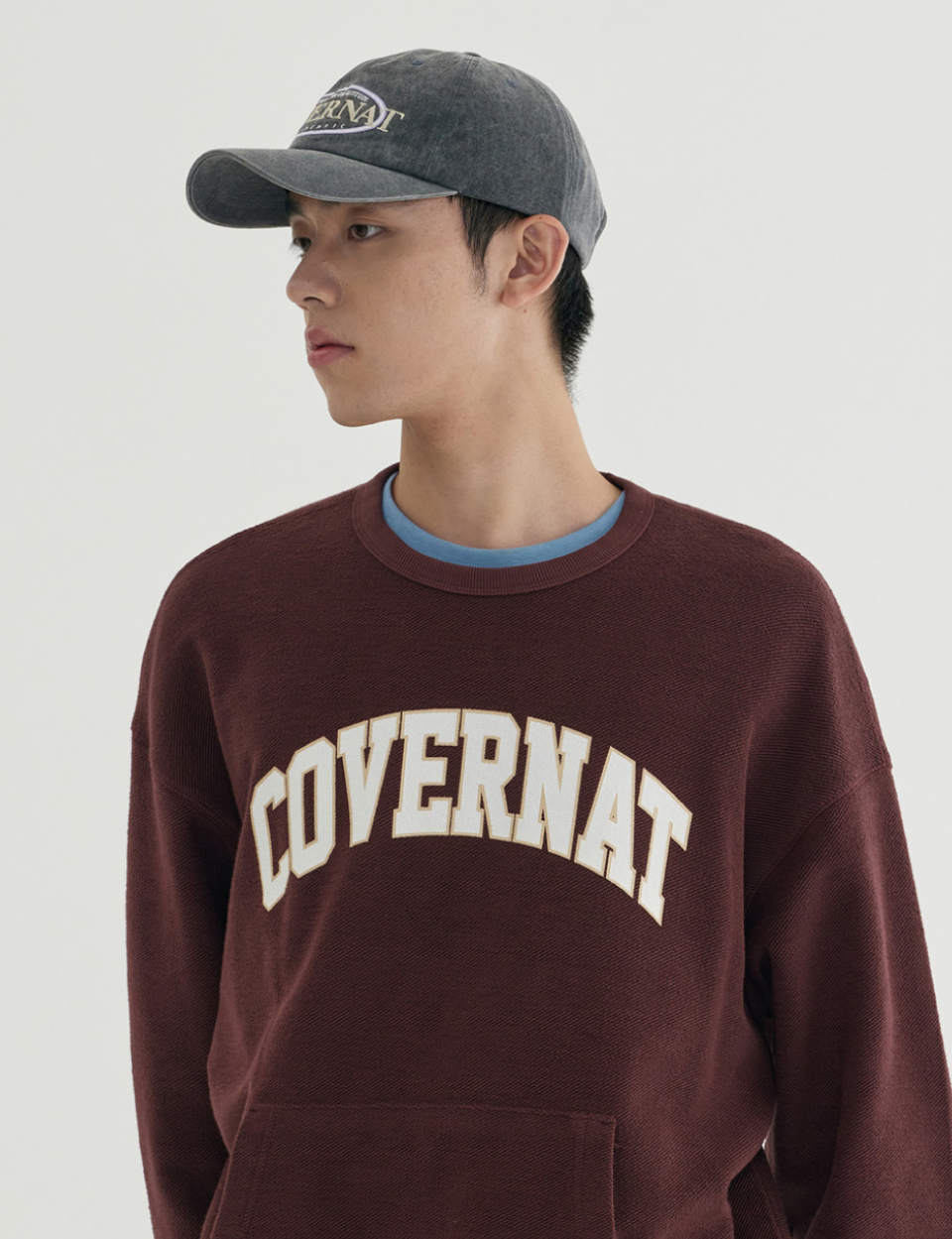 韓國 Covernat Inside Out Arch Logo Sweatshirt【CO121】