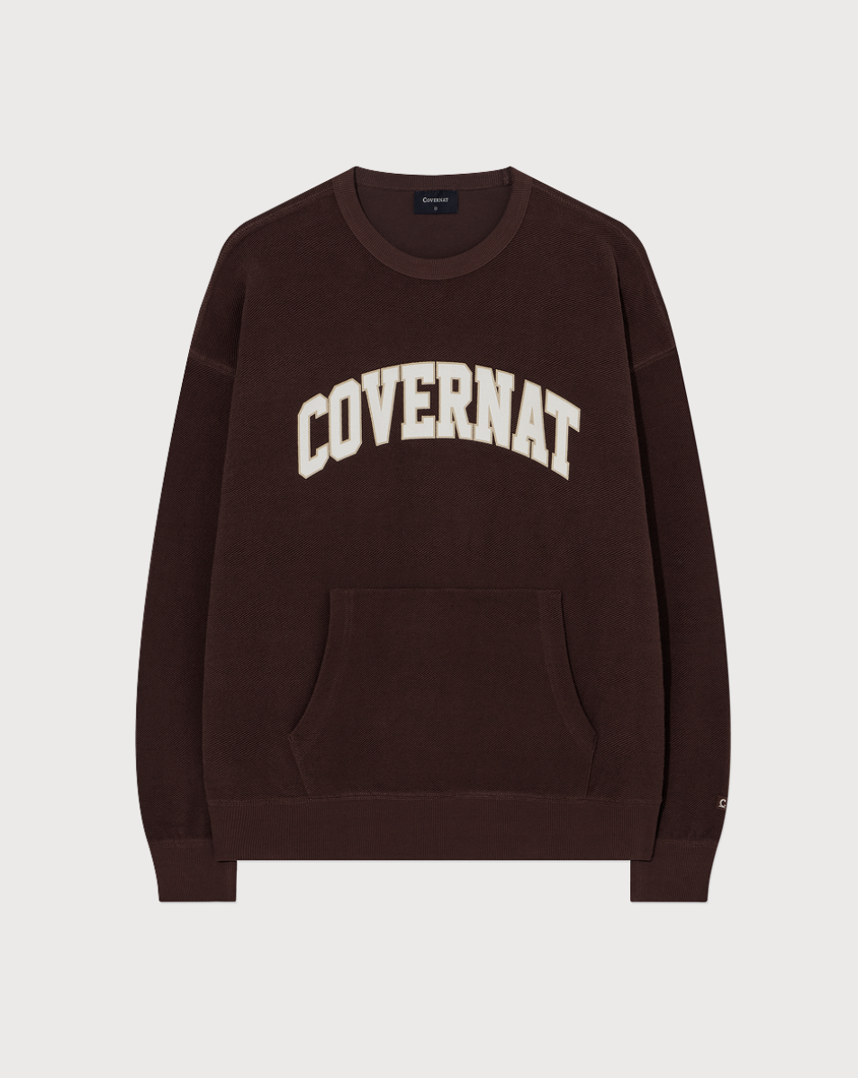 韓國 Covernat Inside Out Arch Logo Sweatshirt【CO121】