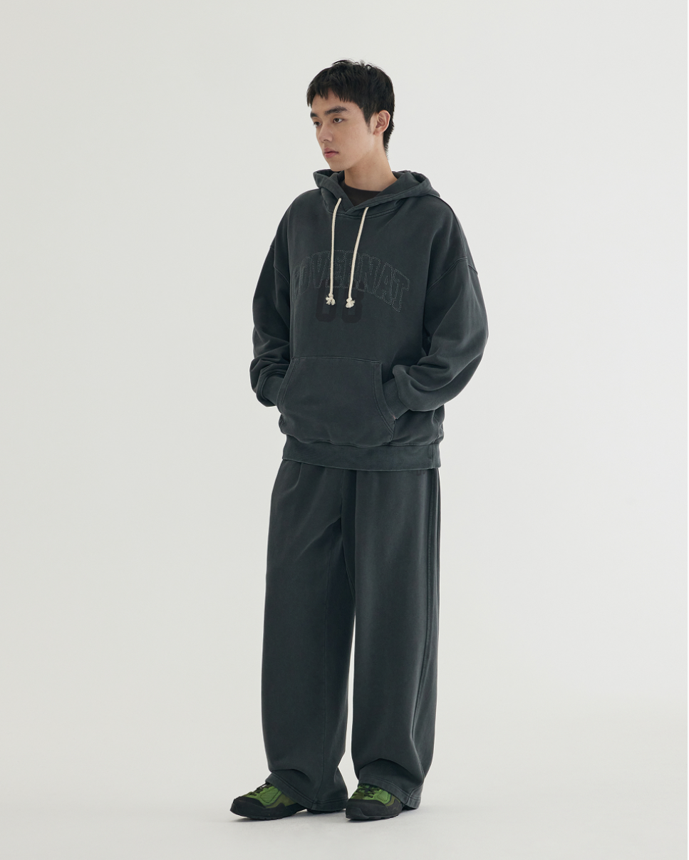 韓國 Covernat Arch Logo Pigment Graphic Hoodie【CO122】