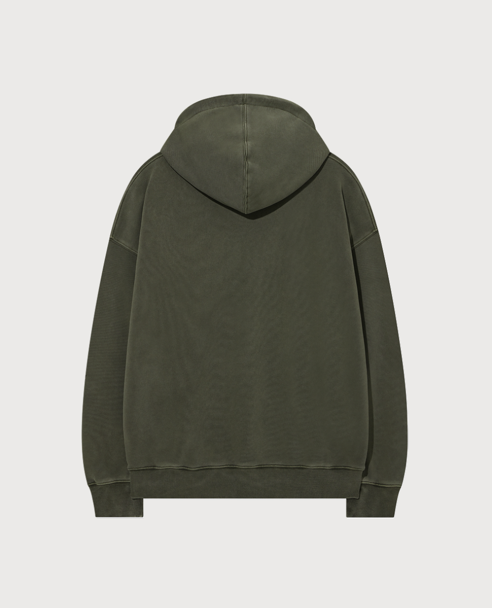 韓國 Covernat Arch Logo Pigment Graphic Hoodie【CO122】