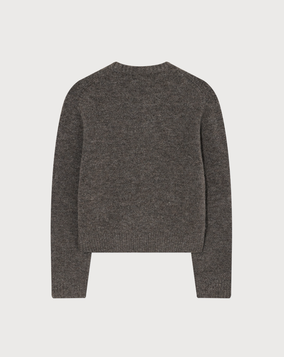 韓國 Covernat Women's Clover Heart Graphic Knit【CO124】