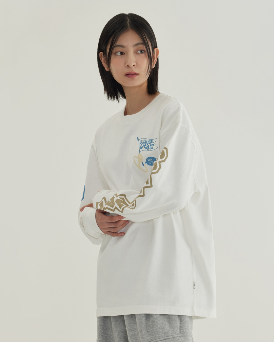 韓國 Covernat Multi-Graphic Long Sleeve【CO127】